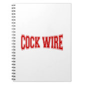COCKWIRE NOTITIEBOEK (Voorkant)