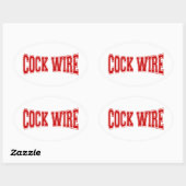 COCKWIRE OVALE STICKER (Vel)