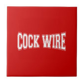 COCKWIRE TEGELTJE (Voorkant)