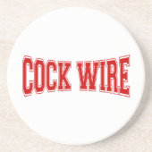 COCKWIRE ZANDSTEEN ONDERZETTER (Voorkant)