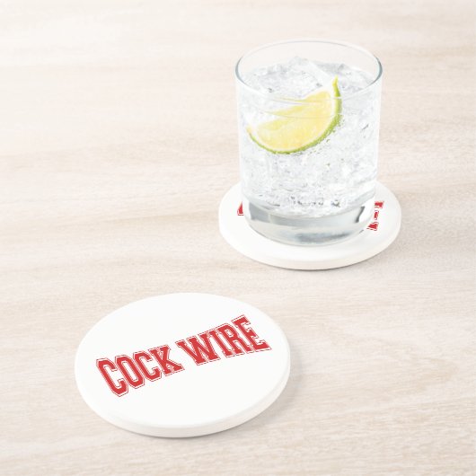 COCKWIRE ZANDSTEEN ONDERZETTER (Zijkant)