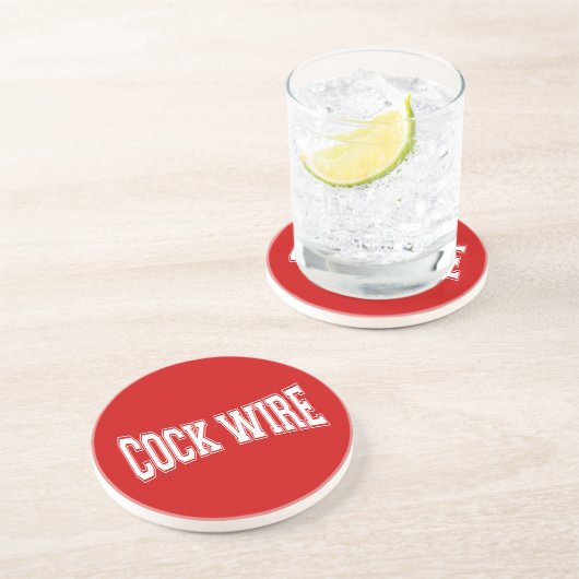 COCKWIRE ZANDSTEEN ONDERZETTER (Zijkant)