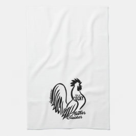 Cocky Moeder Clucker Dish Towel Theedoek