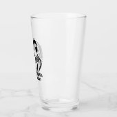 Cocky Moeder Clucker Pint Glass Glas (Links)