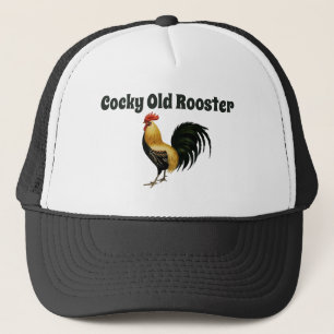 Cocky Old Rooster Trucker Pet