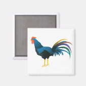 Cocky Rooster Magneet (Voorkant / Achterkant)