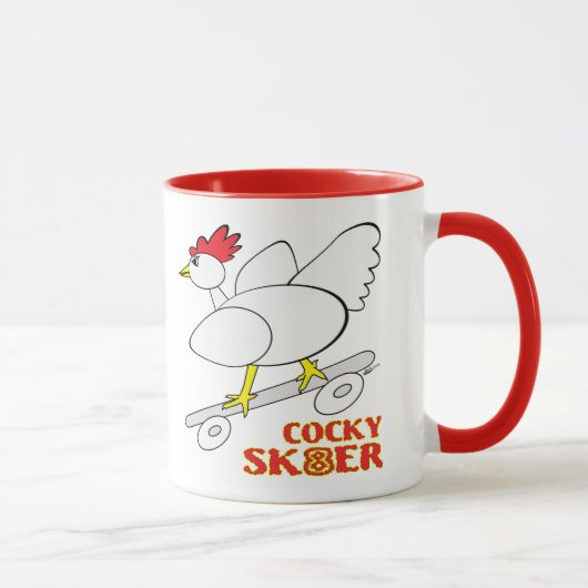 Cocky Skater Mok (Rechts)