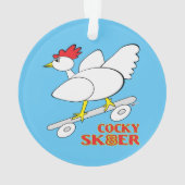 Cocky Skater Ornament (achterkant)