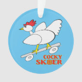Cocky Skater Ornament (voorkant)