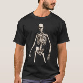 Cocky skeleton Tee Shirt (Voorkant)