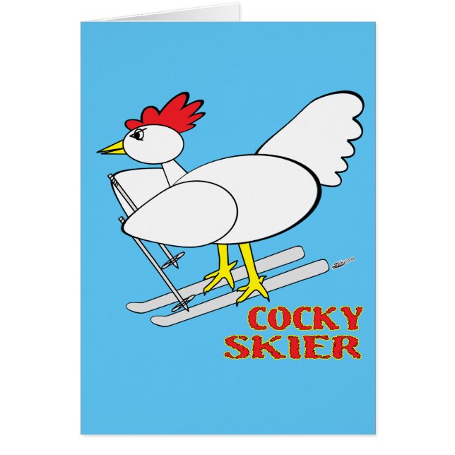 Cocky Skier (Voorkant)