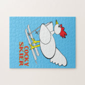 Cocky Skier Legpuzzel (Horizontaal)