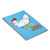 Cocky Skier Notitieboek (Rechterzijde)