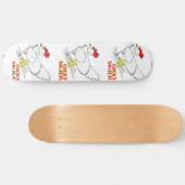 Cocky Skier Persoonlijk Skateboard (Horizontaal)