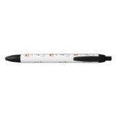 Cocky Skier Zwarte Inkt Pen (Achterkant)