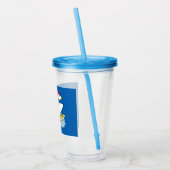 Cocky Surfer Acryl Drinkbeker (Links)