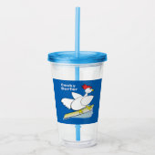Cocky Surfer Acryl Drinkbeker (Voorkant)