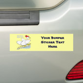 Cocky Surfer Bumpersticker (Op auto)