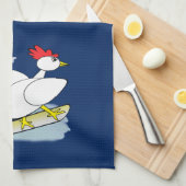 Cocky Surfer Theedoek (Quarter Fold)