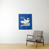 Cocky Surfer Wandkleed (In situ)