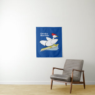 Cocky Surfer Wandkleed