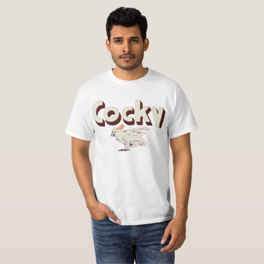 Cocky T-Shirt (Voorkant volledig)