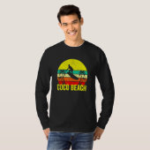 Coco Beach Florida Retro  Surfer Sunset Vac T-shirt (Voorkant volledig)