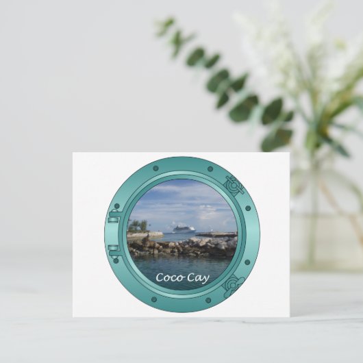 Coco Cay, Bahamas Briefkaart (Staand voorkant)