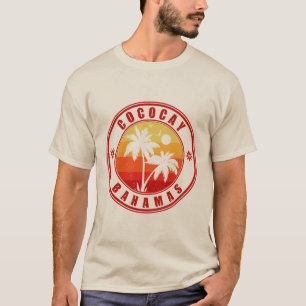 Coco Cay Bahamas Retro Sunset Souvenirs 60s T-shirt