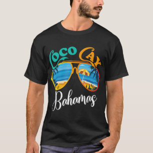 Coco Cay Bahamas Vacation Sunbries Palm Trees Su T-shirt