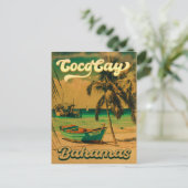 Coco Cay Island Bahamas  Souvenirs 80's Briefkaart (Staand voorkant)