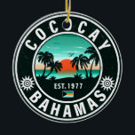 Coco Cay Island Bahamas  Souvenirs 80's Keramisch Ornament<br><div class="desc">CocoCay,  het Bahamas-Briefkaart is een geweldig kerstcadeau voor fans van CocoCay-stranden en de stille oceaan. Het leuke zomervibes-ontwerp is een perfect cadeau voor reisliefhebbers en liefhebbers van tropische bestemmingen.</div>