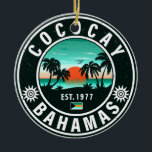 Coco Cay Island Bahamas  Souvenirs 80's Keramisch Ornament<br><div class="desc">CocoCay,  het Bahamas-Briefkaart is een geweldig kerstcadeau voor fans van CocoCay-stranden en de stille oceaan. Het leuke zomervibes-ontwerp is een perfect cadeau voor reisliefhebbers en liefhebbers van tropische bestemmingen.</div>