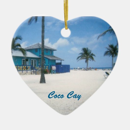 Coco Cay Keramisch Ornament (Voorkant)