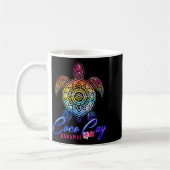 Coco cay tie dye zeeschildpad koffiemok (Links)