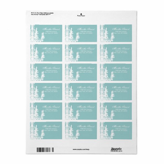 Coco Chandelier CHANGE COLOR ~ Labels (Full Sheet)