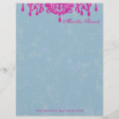 Coco Chandelier CHANGE COLOR ~ Letterhead Gepersonaliseerd Briefhoofd (Voorkant)
