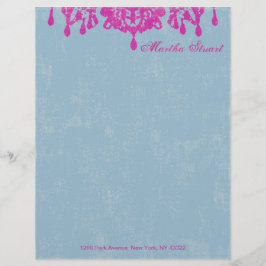 Coco Chandelier CHANGE COLOR ~ Letterhead Gepersonaliseerd Briefhoofd