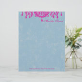 Coco Chandelier CHANGE COLOR ~ Letterhead Gepersonaliseerd Briefhoofd (Staand voorkant)