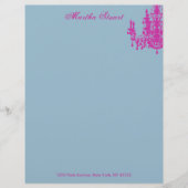 Coco Chandelier CHANGE COLOR ~ Letterhead Persoonlijk Briefhoofd (Voorkant)
