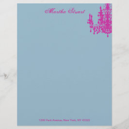 Coco Chandelier CHANGE COLOR ~ Letterhead Persoonlijk Briefhoofd