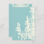 Coco Chandelier ~ CHANGE COLOR Uitnodiging (Voorkant / Achterkant)