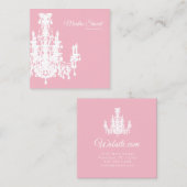 Coco Chandelier CHANGE COLOR - Vierkante Visitekaartje (Voorkant / Achterkant)