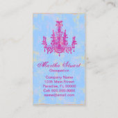 Coco Chandelier ~ CHANGE COLOR Visitekaartjes (Achterkant)