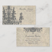 Coco Chandelier - CHANGE COLOR Visitekaartjes (Voorkant / Achterkant)