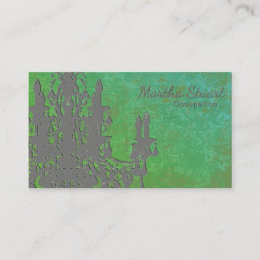 Coco Chandelier - CHANGE COLOR Visitekaartjes (Voorkant)