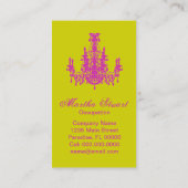 Coco Chandelier ~ CHANGE COLOR Visitekaartjes (Achterkant)