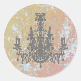 Coco Chandelier - CHANGE COLOR / VORM / GROOTTE Ronde Sticker