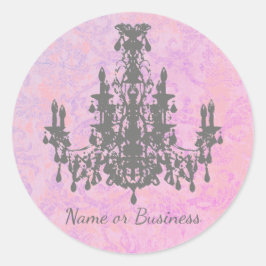 Coco Chandelier - CHANGE COLOR / VORM / GROOTTE Ronde Sticker