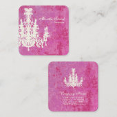 Coco Chandelier COLOR, SHAPE & PAPER OPTIES - Vierkante Visitekaartje (Voorkant / Achterkant)